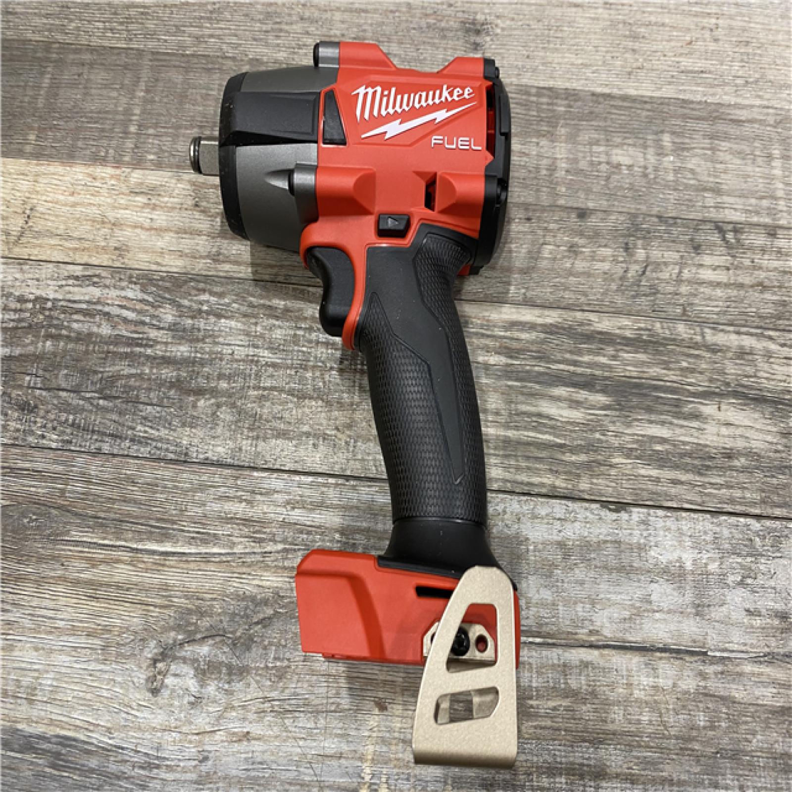 AS-IS Milwaukee FUEL 18V Lithium-Ion Brushless Cordless 1/2 in. Mid-Torque Impact Wrench with Friction Ring Kit