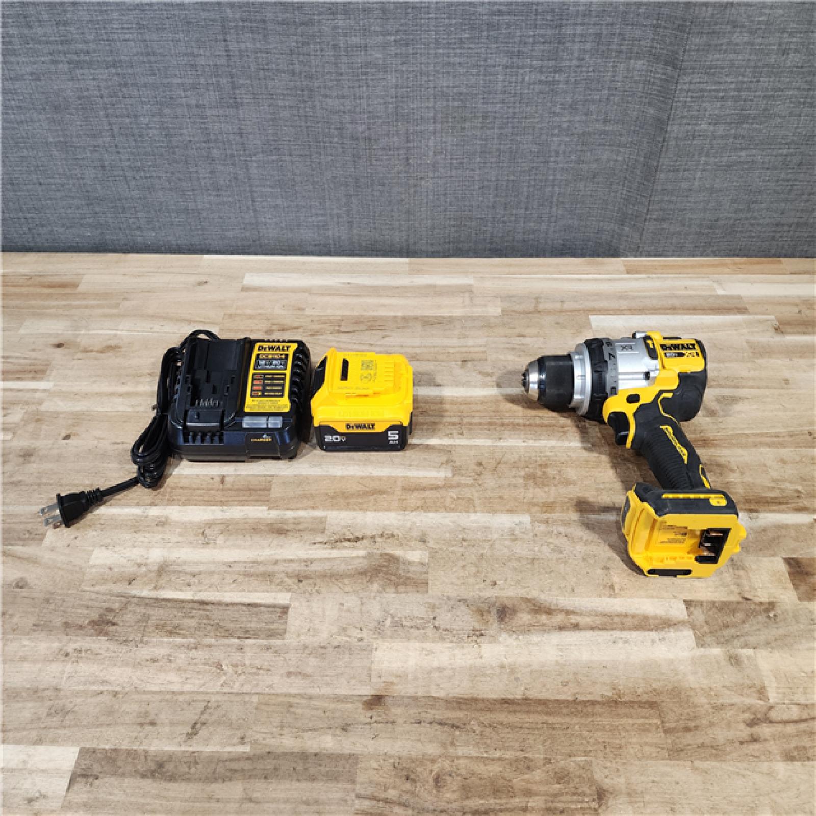 HOUSTON LOCATION - AS-IS DEWALT 20V XR Lithium-Ion Cordless Hammer Drill Kit (Battery & Charger)