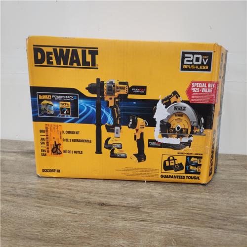 Phoenix Location Good Condition DEWALT 20V MAX Lithium-Ion Cordless 3-Tool Combo Kit with 5.0 Ah Battery and 1.7 Ah Battery