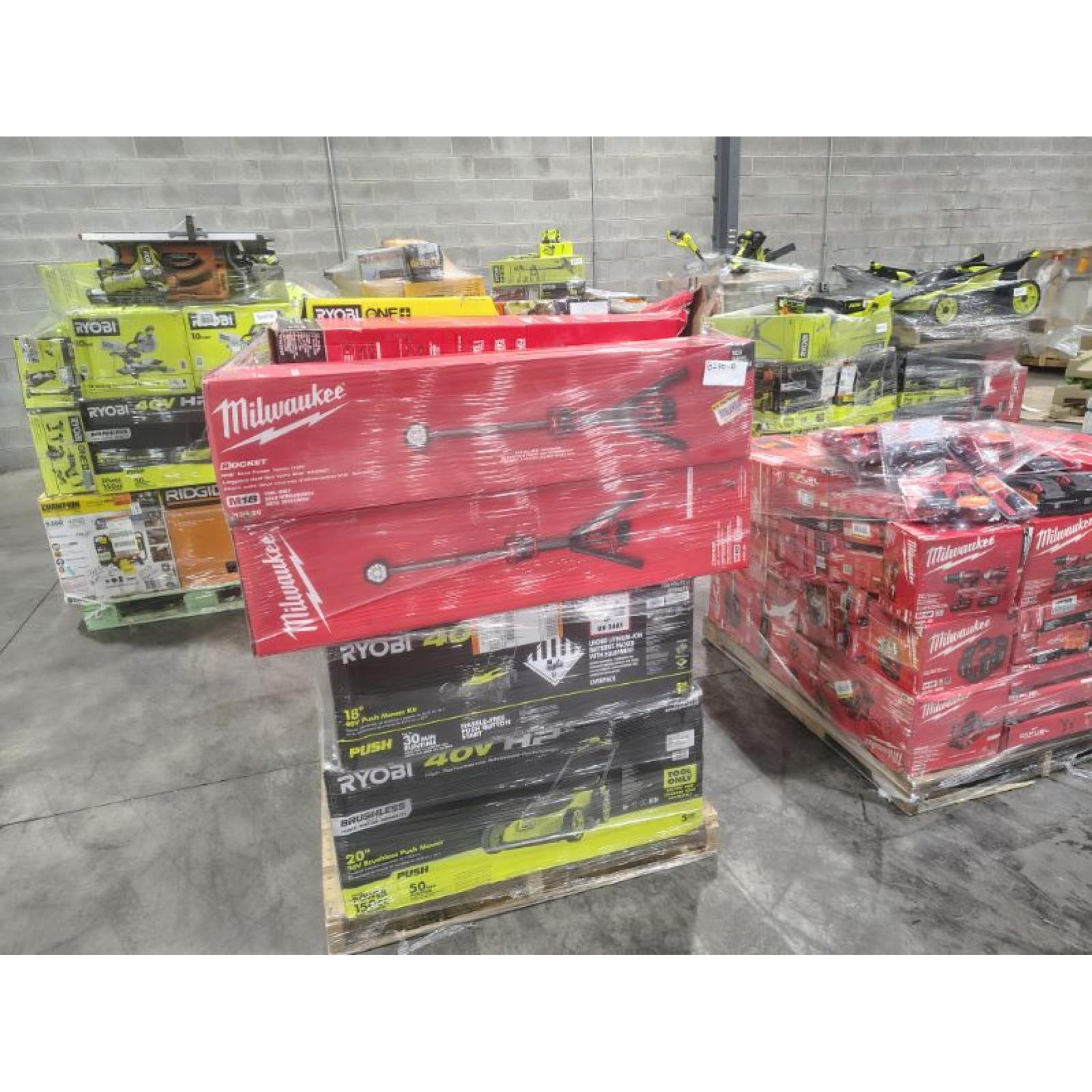 Pittston Location As-Is Power Tools Partial Truckload (13 Pallets) 8270-B
