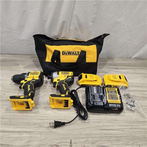 AS-IS Dewalt DCK225D2 20V MAX ATOMIC Cordless Drill Driver and Impact Driver Combo Kit