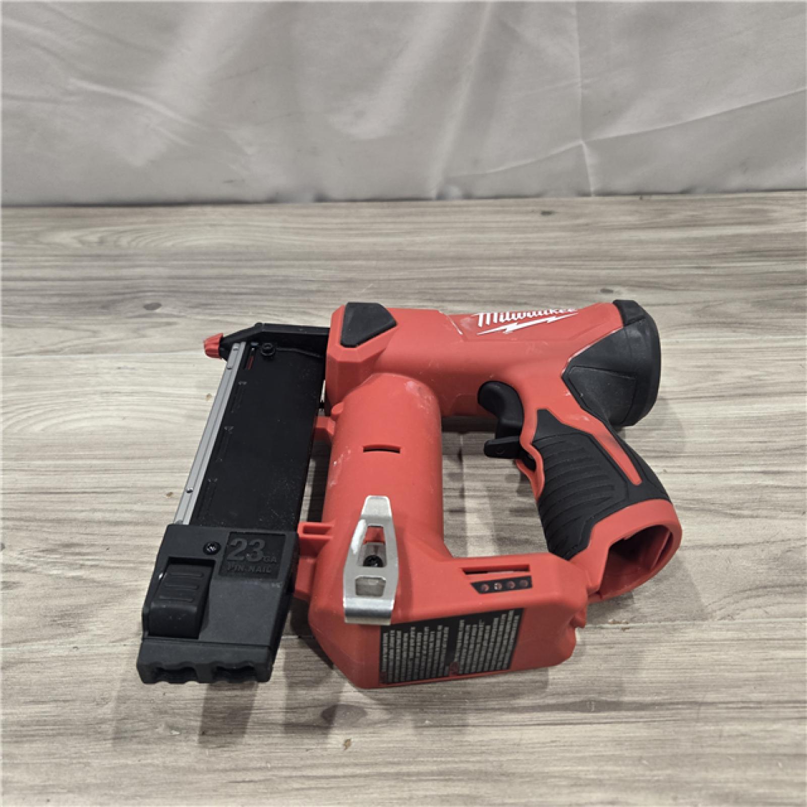 AS-IS Milwaukee 2540-20 12V 23 Gauge Cordless Pin Nailer (Tool Only)
