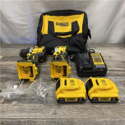 AS-IS DEWALT 20V MAX XR Cordless Drill/Driver  ATOMIC Impact Driver 2 Tool Combo Kit