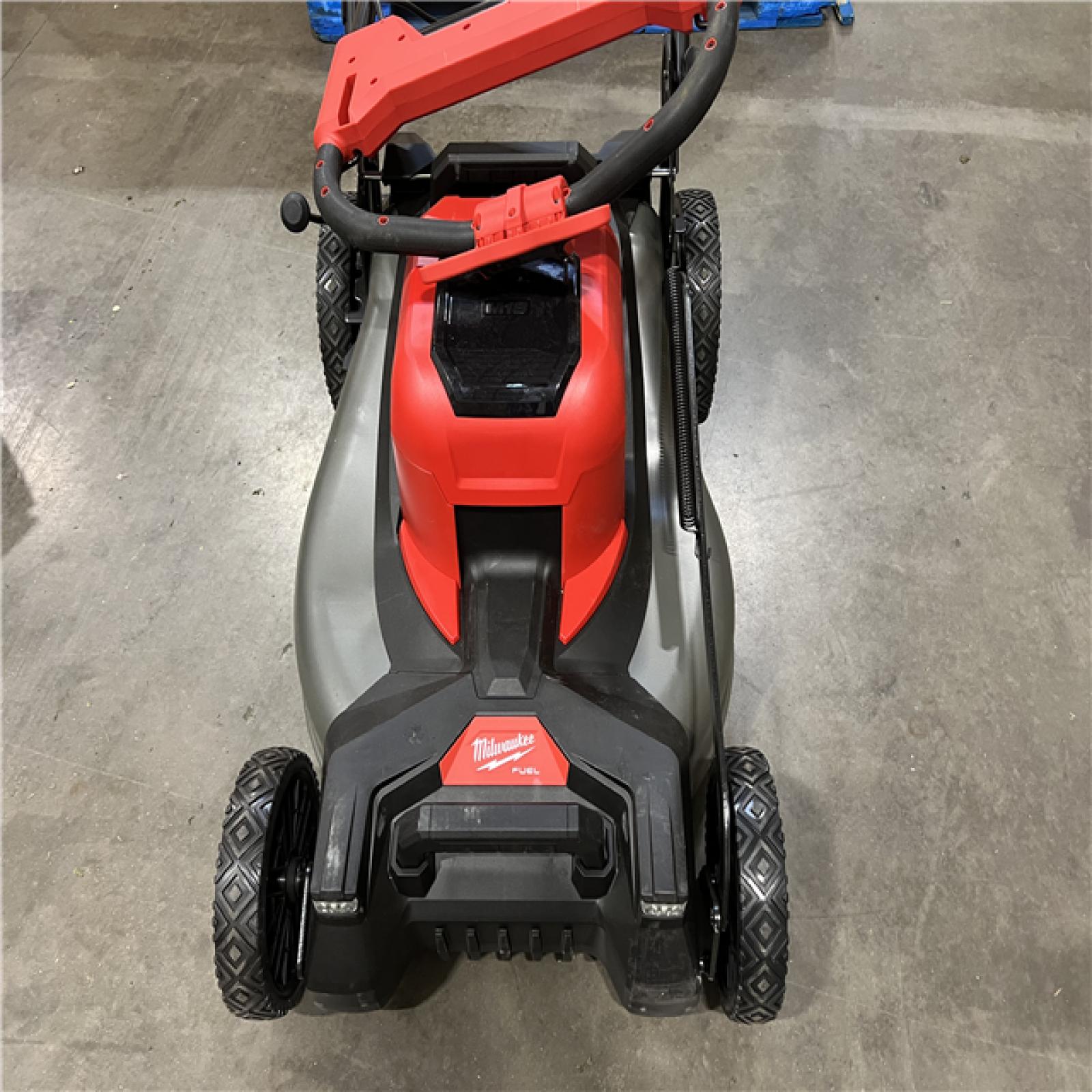 Dallas Location - As-Is Milwaukee M18 FUEL  21 in. Dual Battery Mower w/(2) 12.0Ah Battery and Rapid Charger