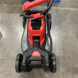 Dallas Location - As-Is Milwaukee M18 FUEL  21 in. Dual Battery Mower w/(2) 12.0Ah Battery and Rapid Charger