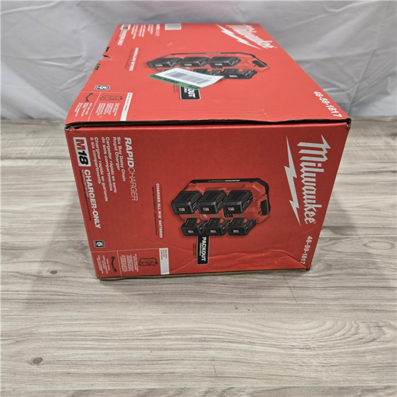 NEW! - M18 18V PACKOUT 6-Port Daisy Chain Rapid Charger