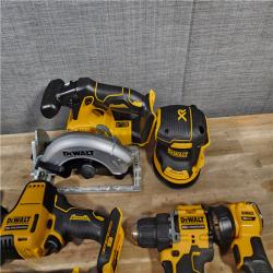 HOUSTON LOCATION - AS-IS (APPEARS LIKE NEW) DEWALT 20-Volt MAX Lithium-Ion Cordless 7-Tool Combo Kit with 2.0 Ah Battery, 5.0 Ah Battery and Charger