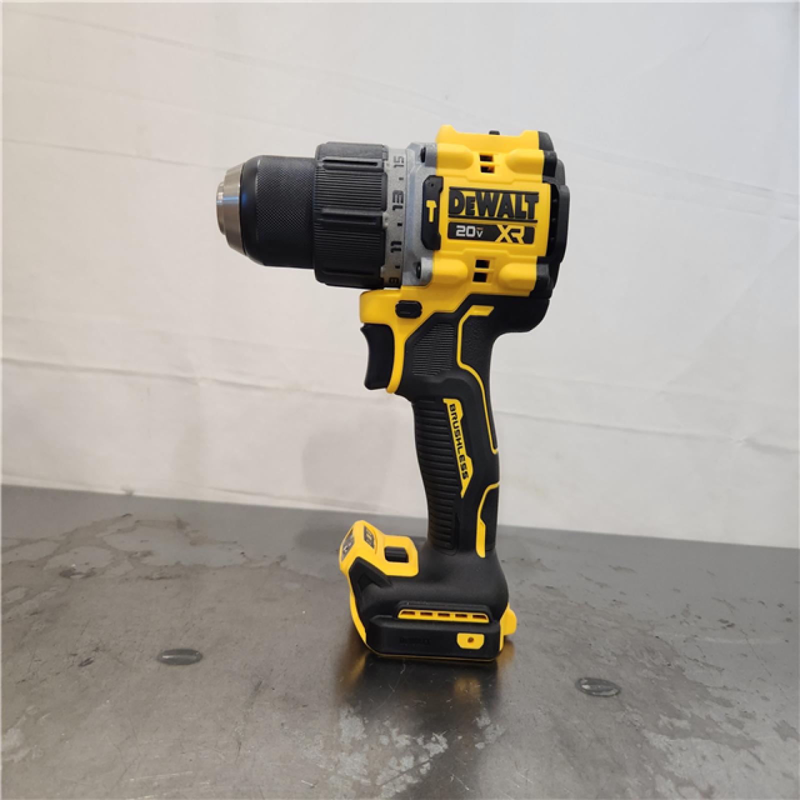 AS-IS- DEWALT 20V Compact Cordless 1/2 in. Hammer Drill (Tool-Only)