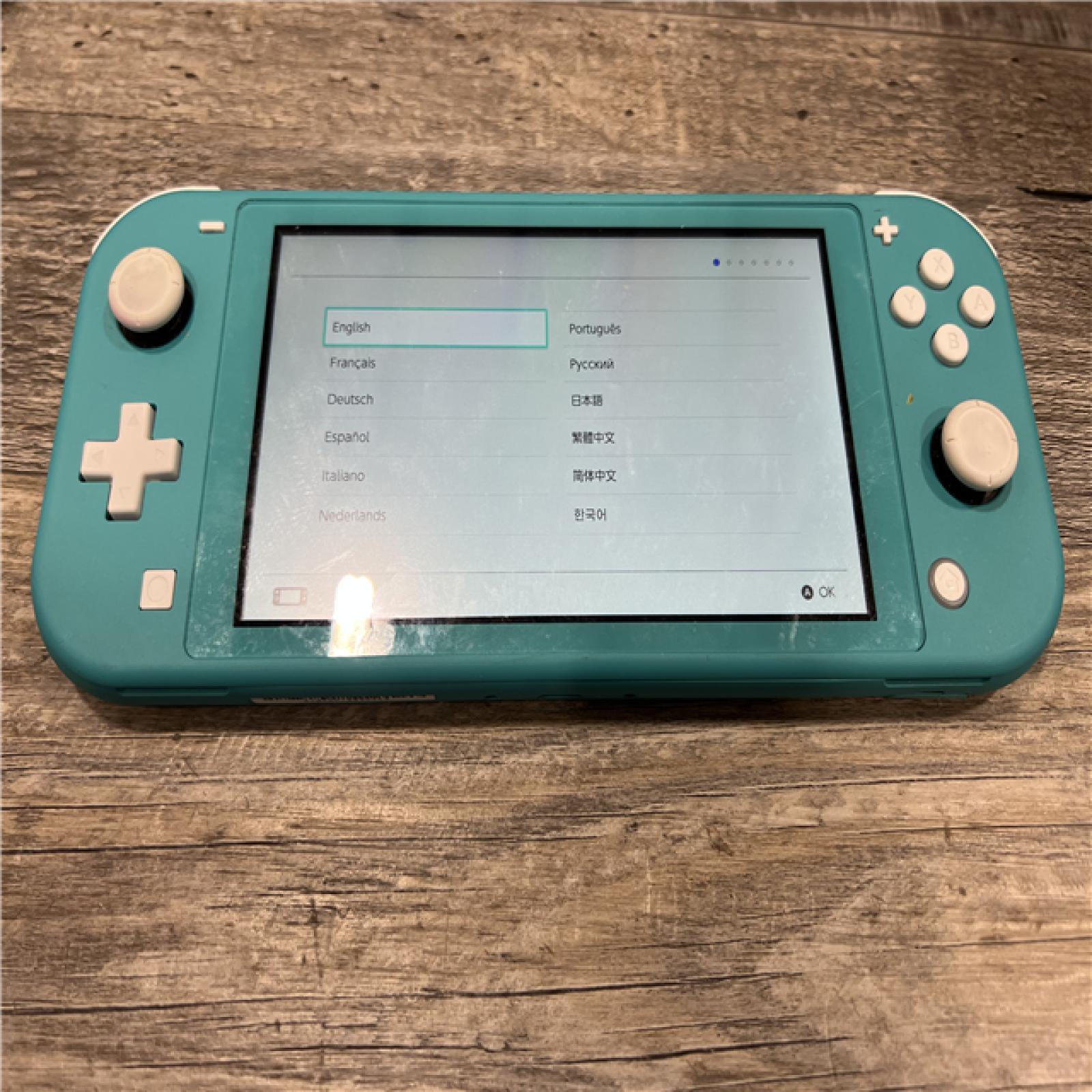 AS-IS Nintendo Switch Lite- Turquoise