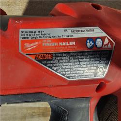 HOUSTON LOCATION - AS-IS Milwaukee 2839-20 M18 FUEL 15 Ga. 18 Volt Brushless Angled Finish Nailer