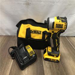 AS-IS DEWALT Atomic 20V Max Lithium-Ion Brushless Cordless Compact 1/4 in. Impact Driver Kit