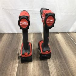 AS-IS Milwaukee FUEL 18V Lithium-Ion Brushless Cordless Hammer Drill and Impact Driver Combo Kit