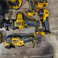 HOUSTON LOCATION - AS-IS 20-Volt MAX Lithium-Ion Cordless 6-Tool Combo Kit with 2.0 Ah Battery, 5.0 Ah Battery and Charger