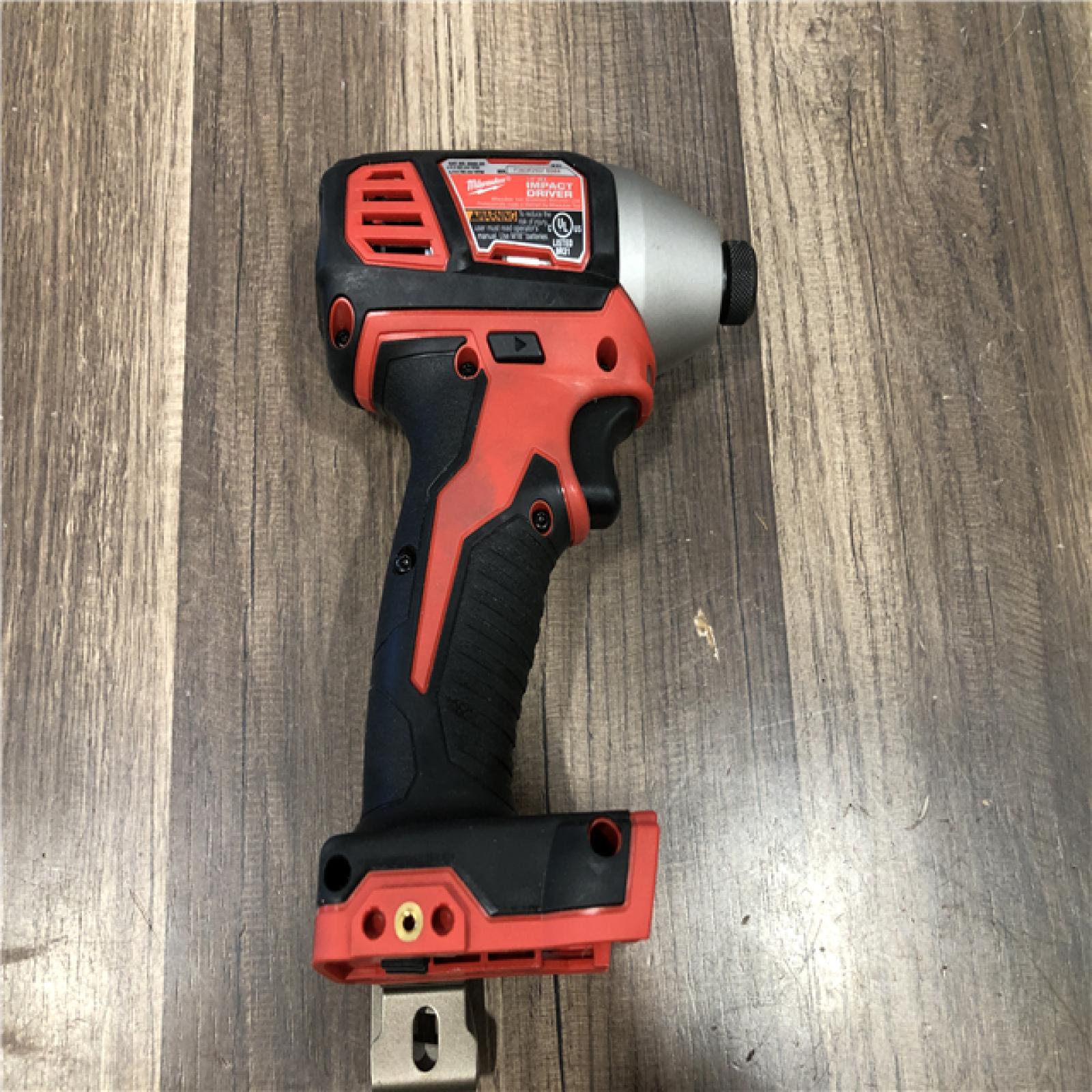 AS-IS Milwaukee M18 18V Lithium-Ion Cordless 1/4 in. Hex Impact Driver (Tool-Only)
