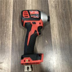 AS-IS Milwaukee M18 18V Lithium-Ion Cordless 1/4 in. Hex Impact Driver (Tool-Only)