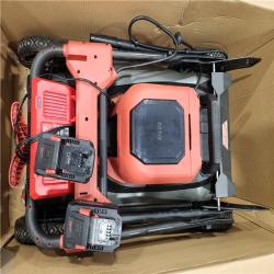 AS-IS- Milwaukee M18 FUEL Brushless Cordless 21 in. Walk Behind Dual Battery Self-Propelled Mower Kit