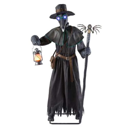Phoenix NEW Home Accents Holiday 7 ft. Gruesome Grounds Animated LED Plague Doctor