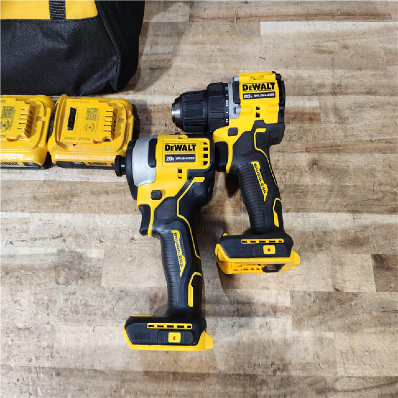 HOUSTON LOCATION - AS - IS DEWALT ATOMIC 20-Volt MAX Lithium-Ion Cordless Combo Kit