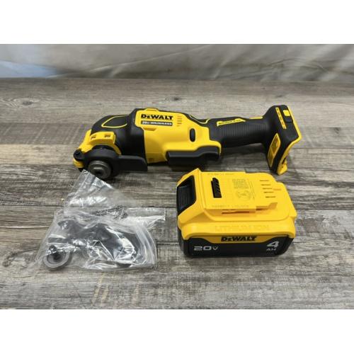 AS-IS DEWALT ATOMIC 20V MAX Lithium-Ion Cordless Brushless Oscillating Tool Kit