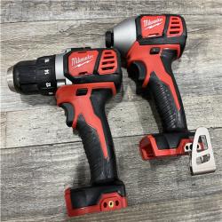 AS-IS Milwaukee 18V Lithium-Ion Cordless Drill Driver/Impact Driver Combo Kit