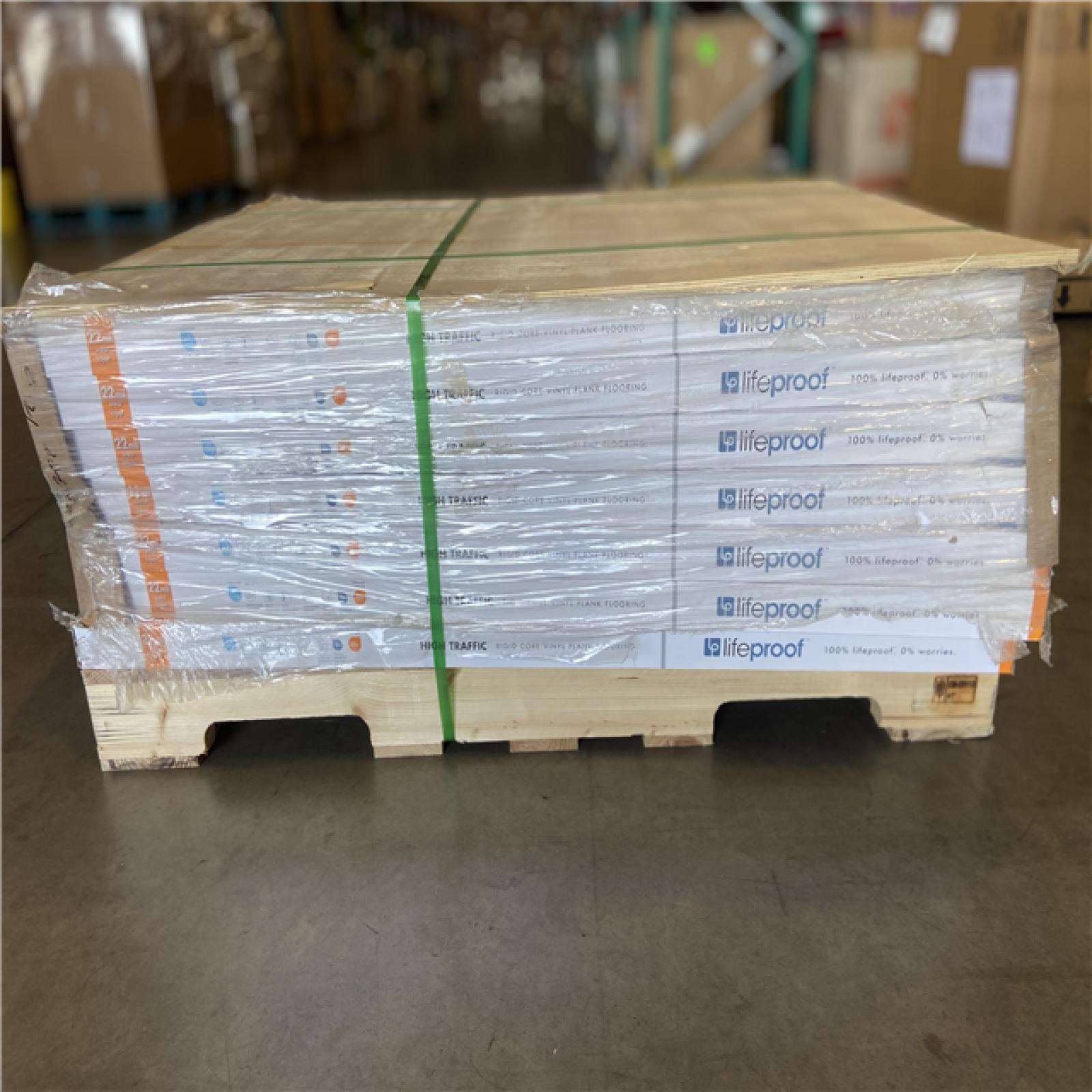 DALLAS LOCATION - Lifeproof Windy Harbour Oak 22 MIL x 8.7 in. W x 48 in. L Click Lock Waterproof Luxury Vinyl Plank Flooring (20.1 sq. ft./Case) - 28 CASES