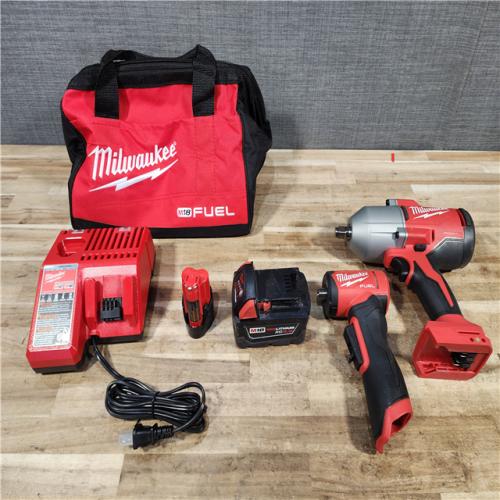 HOUSTON LOCATION - AS - IS Milwaukee 2 Tool Combo Kit W/ (2) Battery & Charger