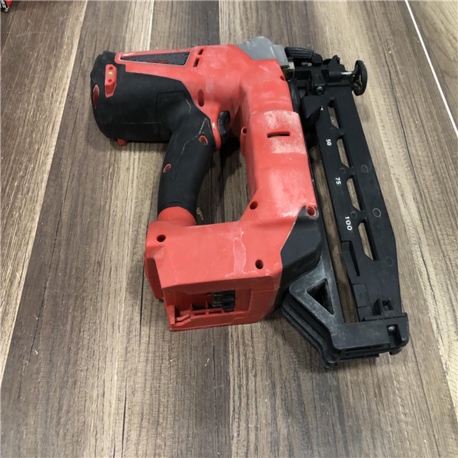 AS-IS Milwaukee M18 FUEL 18-Volt Lithium-Ion Brushless Cordless 16-Gauge Straight Finish Nailer (Tool Only)