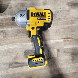 HOUSTON LOCATION - AS-IS Dewalt 20V MAX Lithium-Ion Cordless 1/2 in. Impact Wrench Kit W/ BATTERY & CHARGER