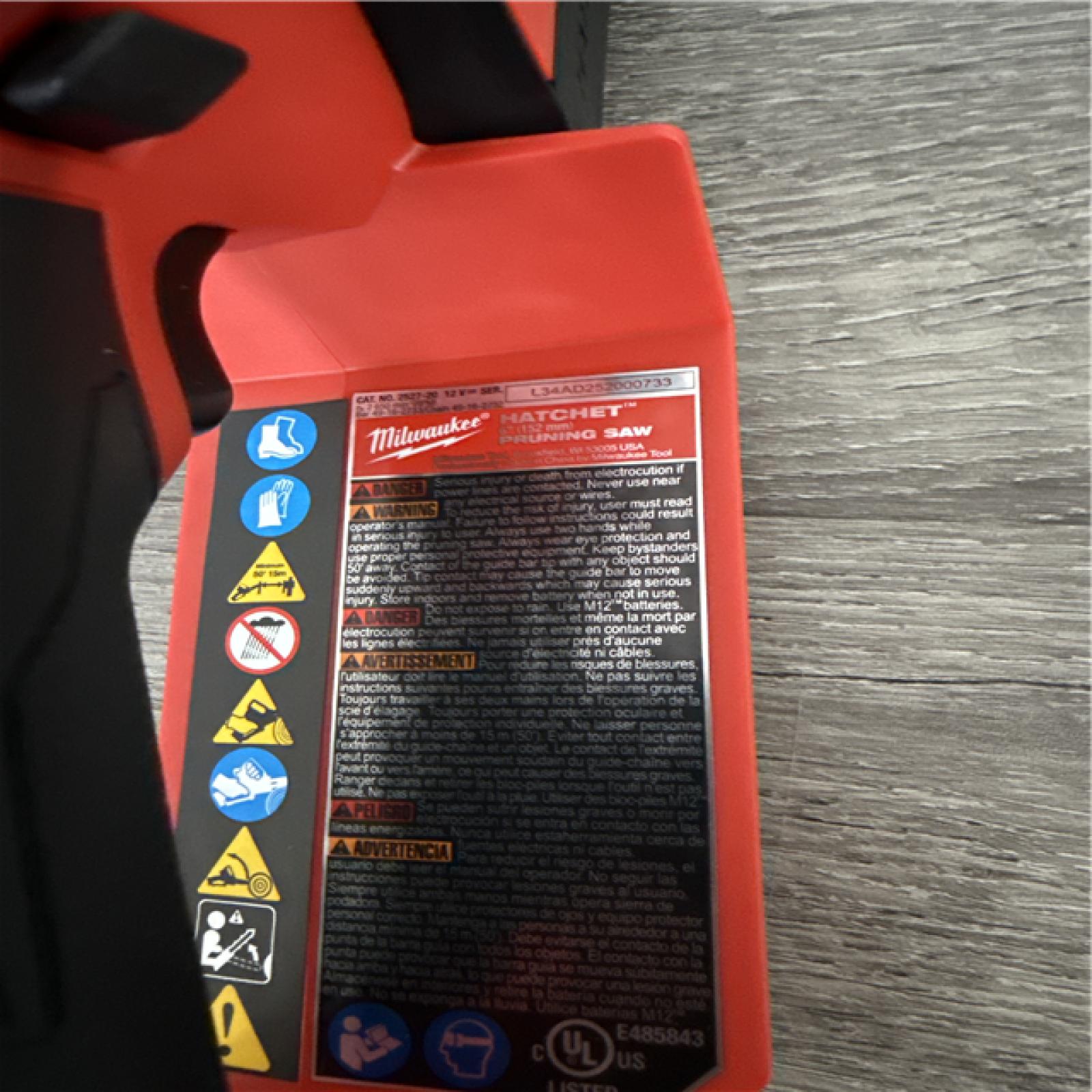 California NEW Milwaukee Hatchet 6 Pruning Saw Kit