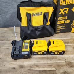 HOUSTON LOCATION - AS-IS DEWALT 20V MAX XR Hammer Drill and ATOMIC Impact Driver 2 Tool Cordless Combo Kit with (2) 4.0Ah Batteries, Charger, and Bag