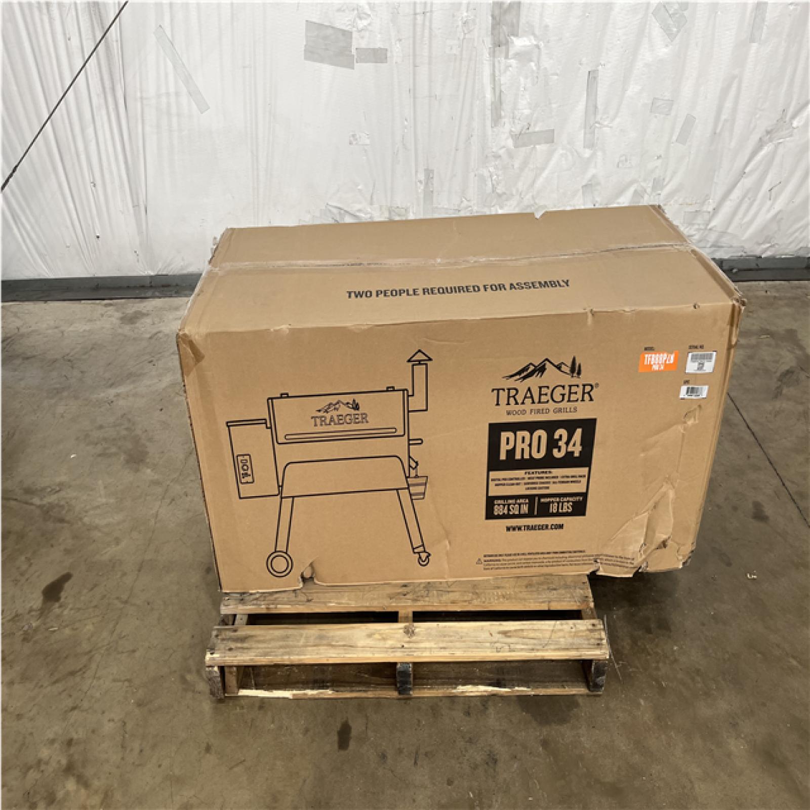 Houston Location - AS-IS home improvement pallet TRAEGER GRILL