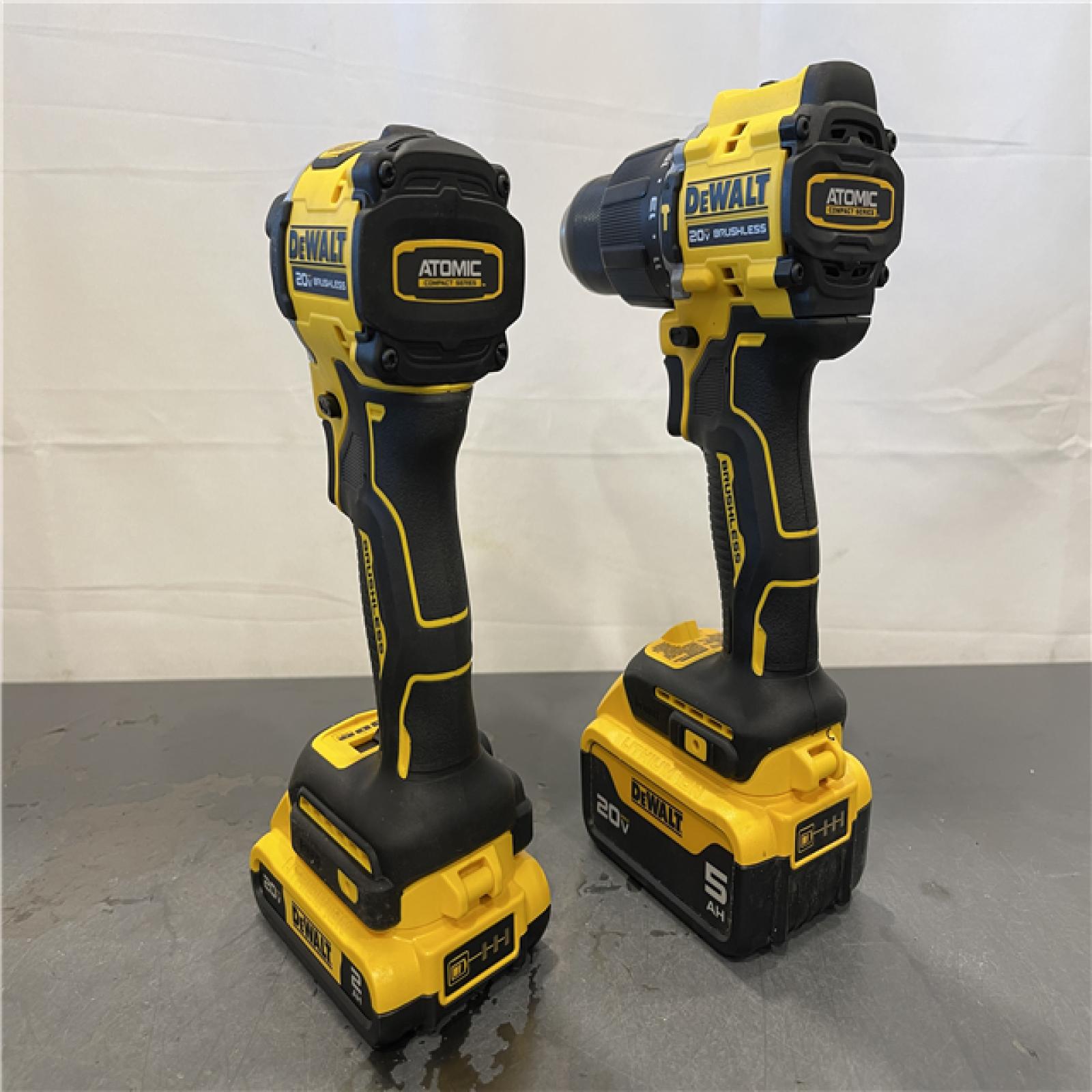 AS-IS - DeWalt ATOMIC 20-Volt Lithium-Ion Cordless 2-Tool Combo Kit