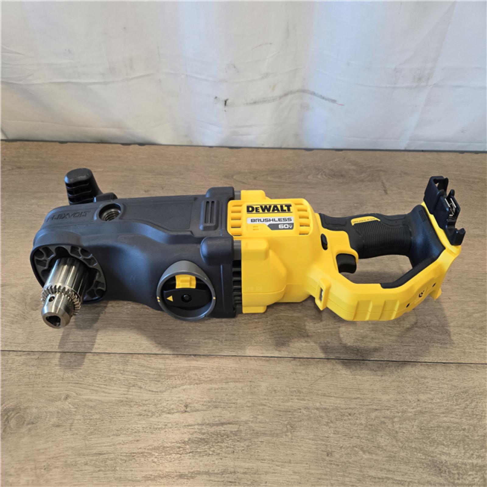AS-IS DEWALT FLEXVOLT 60V MAX Cordless In-line 1/2 in. Stud and Joist Drill (Tool Only)