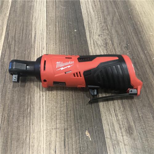 AS-IS Milwaukee M12 12V Lithium-Ion Cordless 3/8 in. Ratchet (Tool-Only)