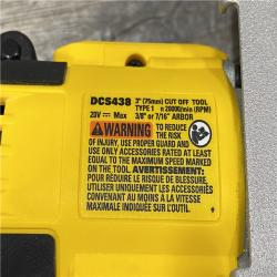 AS-IS DEWALT 20V XR Cordless 3 in. Cut-Off Tool (Tool Only)
