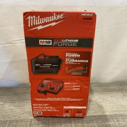 NEW - Milwaukee 18-Volt Lithium-Ion REDLITHIUM FORGE Starter Kit with 12. 0Ah Battery and Charger