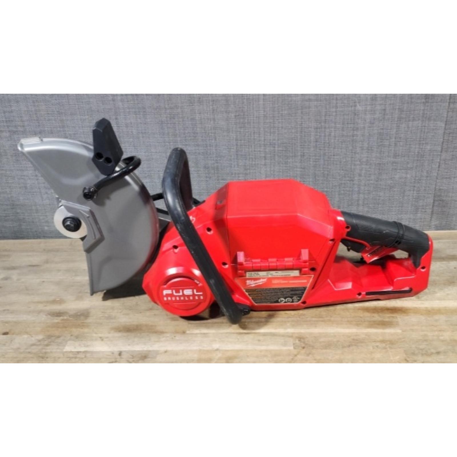 HOUSTON LOCATION - AS-IS Milwaukee M18 FUEL 9 Cut-Off Saw with ONE-KEY (TOOL ONLY)