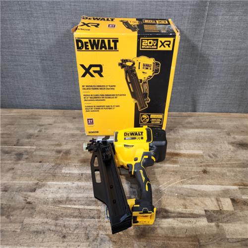 HOUSTON LOCATION - AS-IS DEWALT 20-Volt 21° Cordless Framing Nailer (Tool-Only)