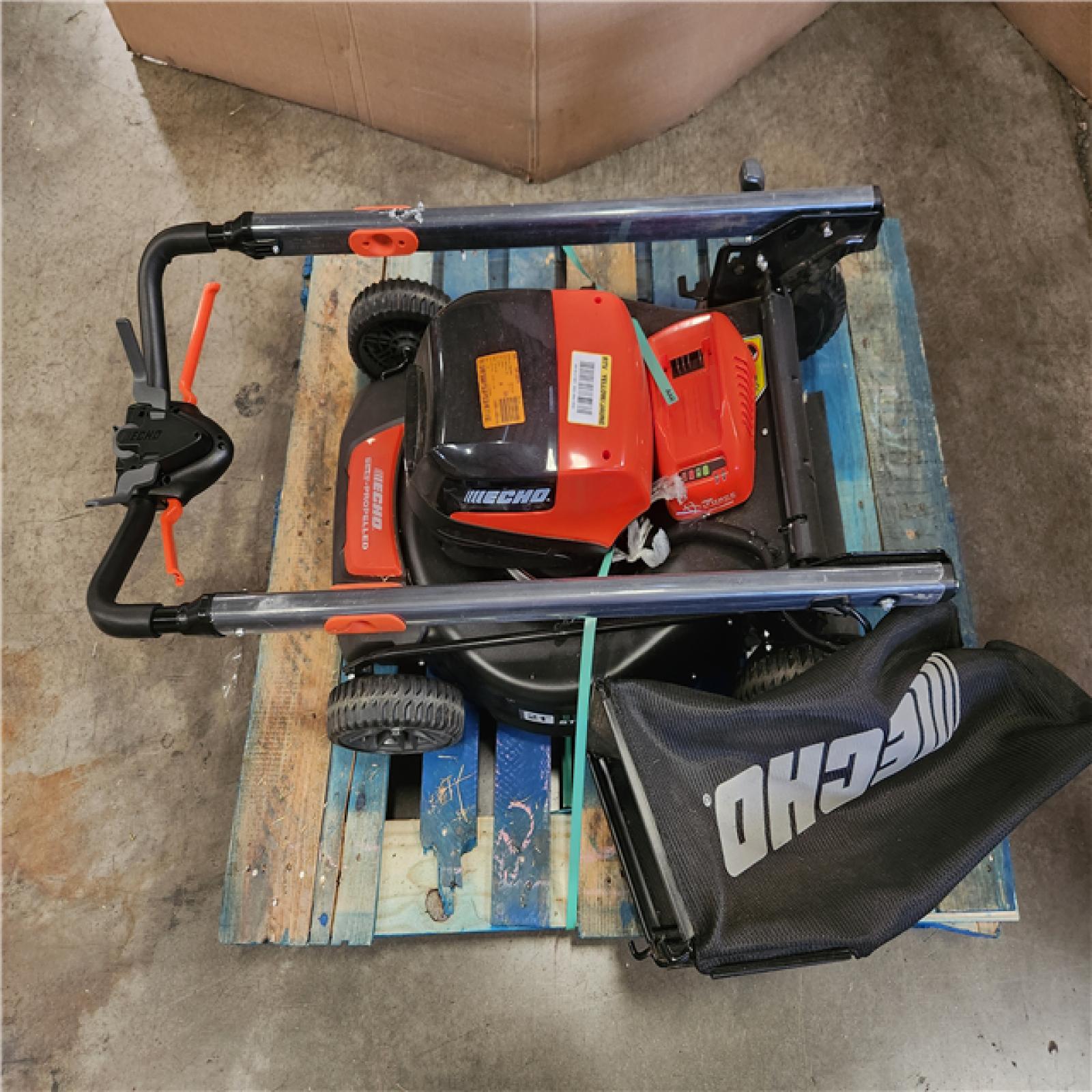 Phoenix LIKE NEW ECHO 56V 21 in. Cordless Battery 3-in-1 Walk Behind Self-Propelled Lawn Mower w/ (2) 5Ah Batteries and Rapid Charger