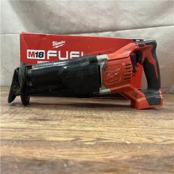 AS-IS Milwaukee M18 18V Fuel Sawzall 1-1/4  Reciprocating Saw Cordless Lithium-Ion Brushless 2821-20