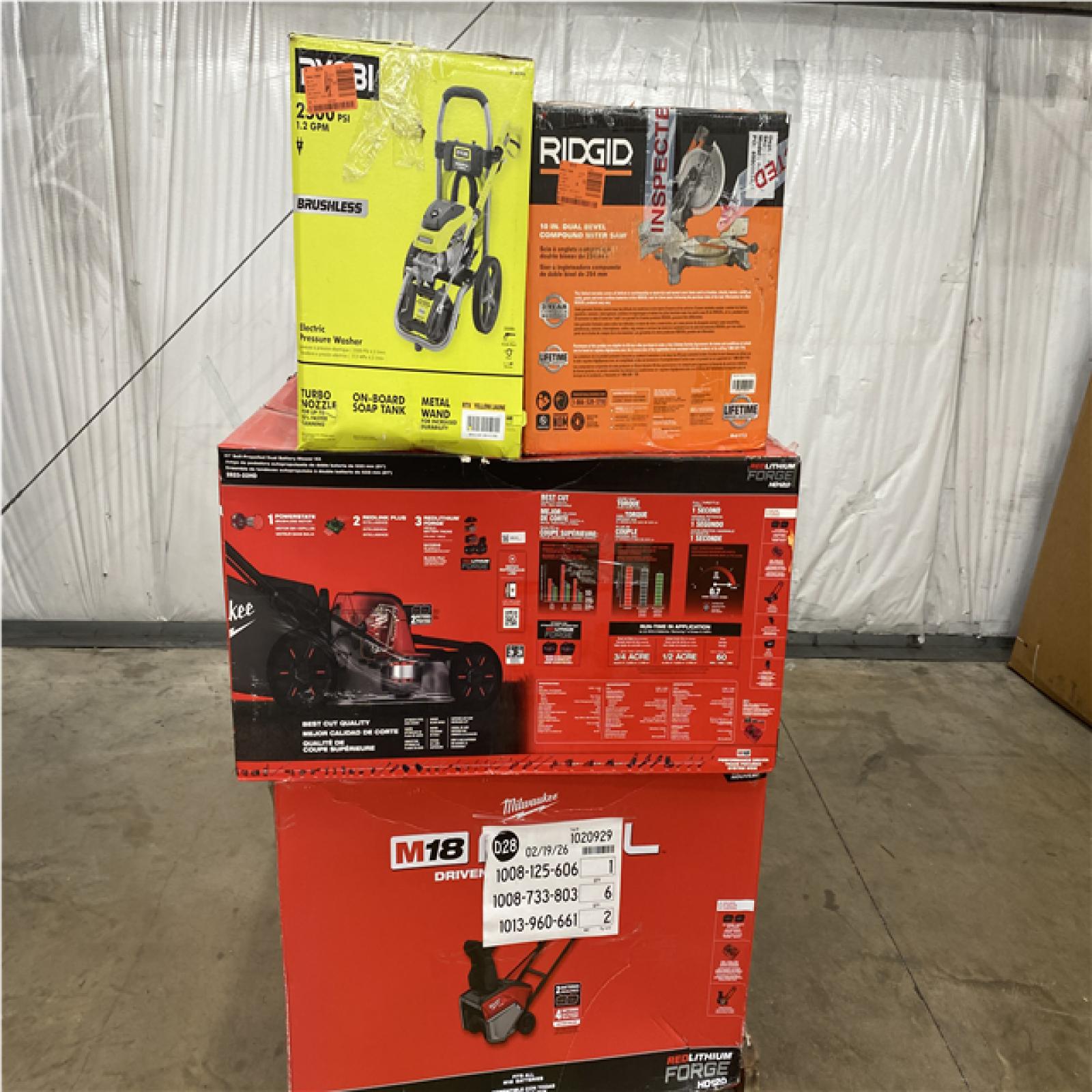 Houston Location - AS-IS Tool Pallet
