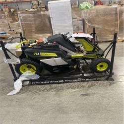 DALLAS LOCATION- RYOBI R1 80V HP Cordless Electric 30 in. Riding Lawn Mower Kit