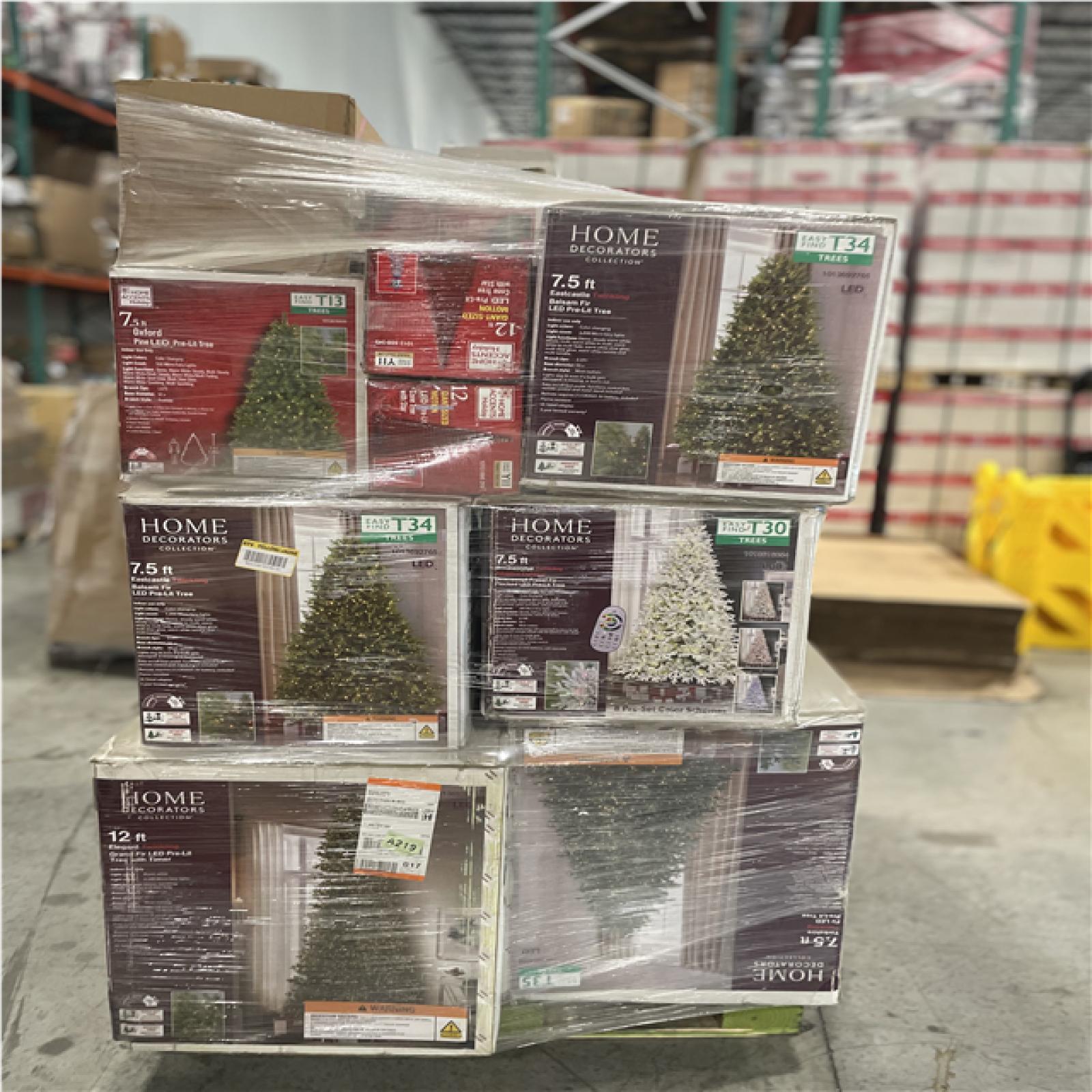 DALLAS LOCATION - MIXED CHRISTMAS TREE PALLET