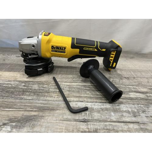 AS-IS DEWALT 20V MAX Cordless Brushless 4-1/2 in. Angle Grinder with Paddle Switch (Tool Only)