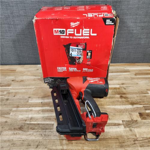 HOUSTON LOCATION - AS-IS Milwaukee FUEL 18-Volt Brushless Lithium-Ion Cordless 21-Degree Duplex Nailer (Tool Only)