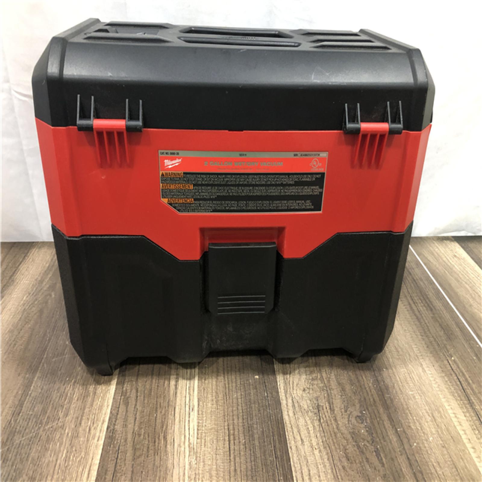 AS-IS Milwaukee 18-Volt 2 Gal. Lithium-Ion Cordless Wet/Dry Vacuum (Vacuum-Only)