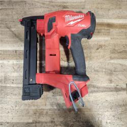 HOUSTON LOCATION - AS-IS Milwaukee FUEL 18-Volt Lithium-Ion Brushless Cordless 18-Gauge 1/4 in. Narrow Crown Stapler (Tool-Only)
