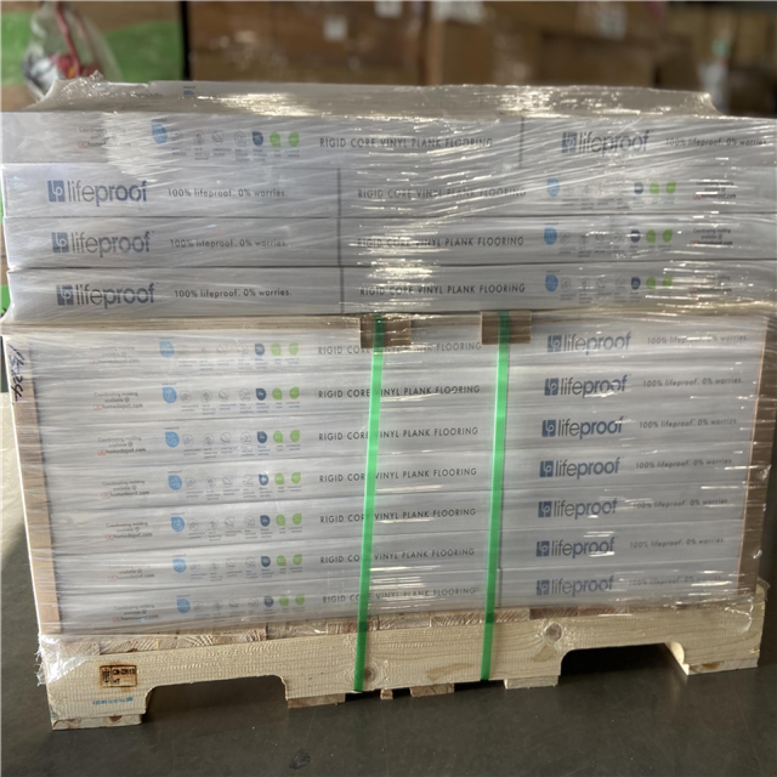 DALLAS LOCATION - Lifeproof Sterling Oak 6 MIL x 8.7 in. W x 48 in. L Click Lock Waterproof Luxury Vinyl Plank Flooring (20.1 sqft/case) PALLET- (46 UNITS)