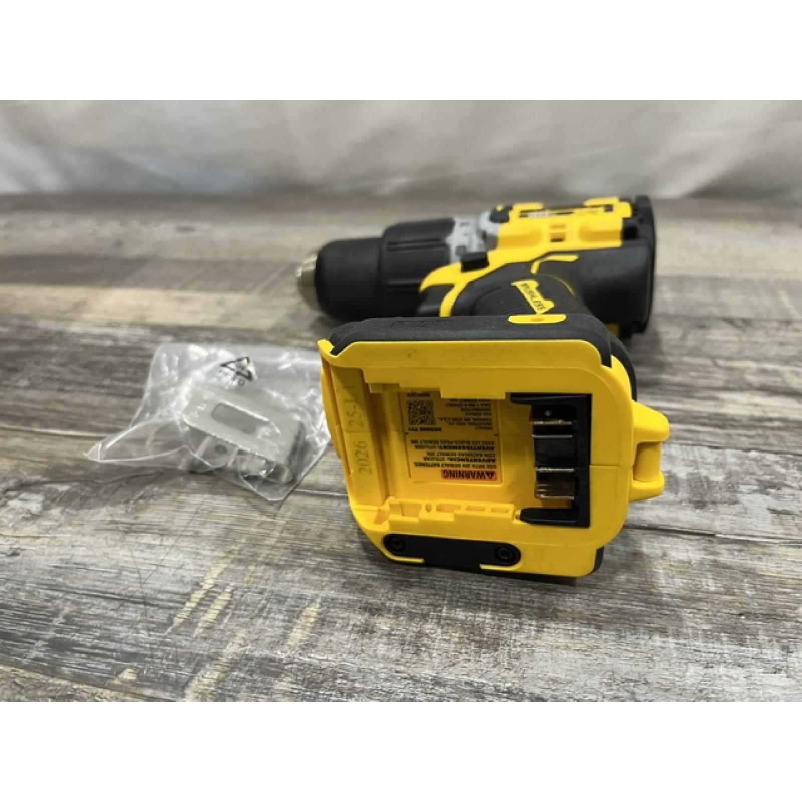 AS-IS DEWALT 20V XR Brushless Cordless 1/2 in. Hammer Drill (Tool-Only)