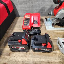 HOUSTON LOCATION - AS-IS M18 18V Lithium-Ion Cordless Combo Kit (5-Tool) with (2) BATTERY  (1) Charger  (1) Tool Bag